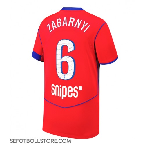 Paris Saint-Germain Illia Zabarnyi #6 Replika Tredje Tröja 2025-26 Kortärmad Paris Saint-Germain Illia Zabarnyi #6 Replika Tredje Tröja 2025-26 Kortärmad